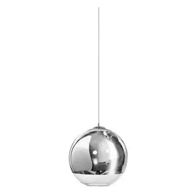 AZzardo SILVER BALL závěsné svítidlo 1x E27 60W bez zdroje 18cm IP20, chromové