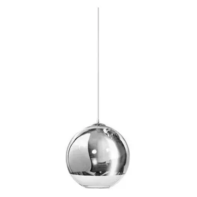 AZzardo SILVER BALL závěsné svítidlo 1x E27 60W bez zdroje 25cm IP20, chromové