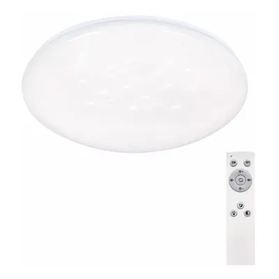 Solight LED stropní světlo Star, kulaté, 24W, 2400lm, dálkové ovládání, 37cm WO763