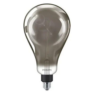 Philips Vintage LED žárovka E27 A160 6,5W 200lm 1800K stmívatelná, smoky