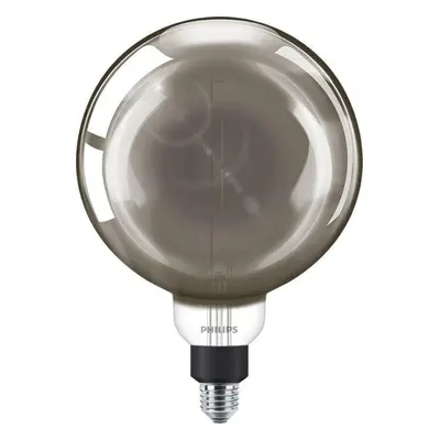 Philips Vintage LED žárovka E27 G200 6,5W 200lm 1800K stmívatelná, smoky