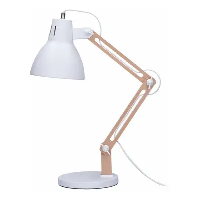 Solight stolní lampa Falun, E27, bílá WO57-W