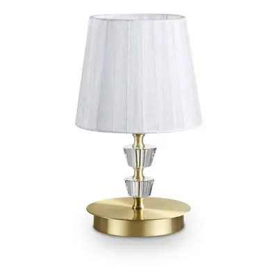 Stolní lampa Ideal Lux Pegaso TL1 small ottone satinato 197753 E14 1x40W 30cm mosazná