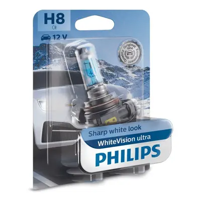 Philips H8 12V 35W PGJ19-1 WhiteVision Ultra 1ks 12360WVUB1