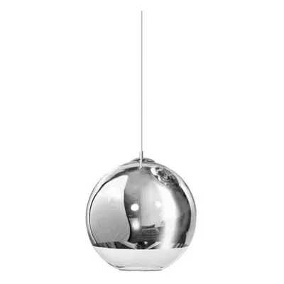 AZzardo SILVER BALL závěsné svítidlo 1x E27 60W bez zdroje 40cm IP20, chromové