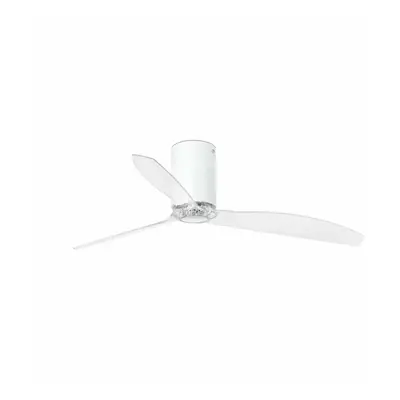 FARO MINI TUBE FAN, bílá/transparentní, stropní ventilátor s DC motorem