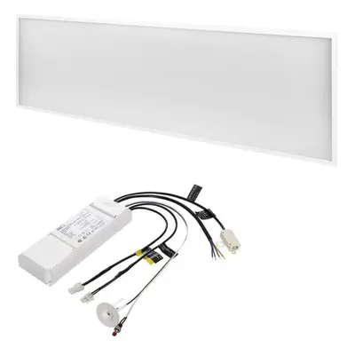 EMOS LED panel PROFI 30x120, obdélníkový vestavný bílý, 40W neutrální bíla, Emergency ZR8412E