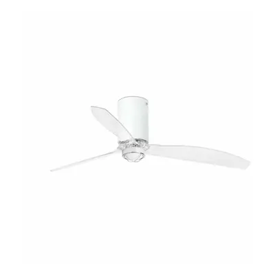 FARO MINI TUBE FAN M LED, bílá/transparentní, stropní LED ventilátor s DC motorem