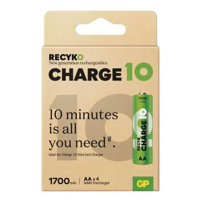 EMOS Nabíjecí baterie GP ReCyko Charge 10 AA (HR6), 4 ks B24294