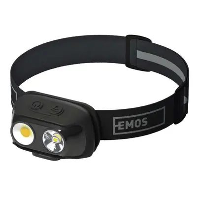 EMOS COB LED nabíjecí čelovka P3542, 500lm, 130m, Li-pol 1200 mAh P3542