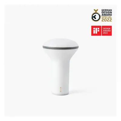 FARO BUDDY přenosná stolní lampa, šedá, 3W