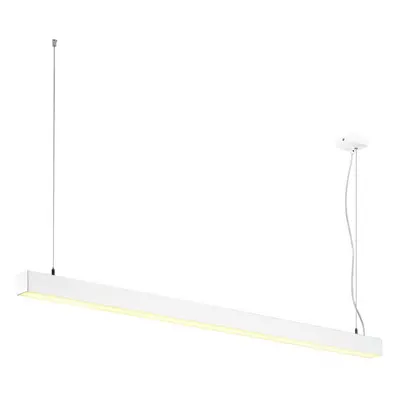 SLV BIG WHITE Q-LINE DALI SINGLE LED závěsné svítidlo, stmívatelné, 1 500 mm, bílé 1001310