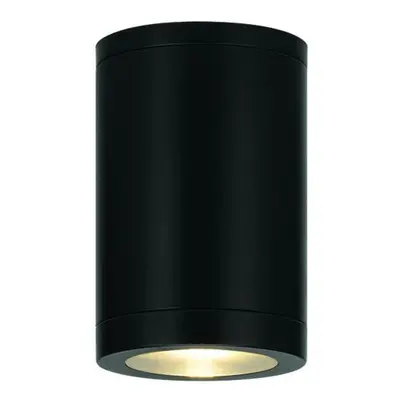 ACA Lighting GU10 venkovní kulaté stropní svítidlo 230V černá IP65 GU10 MAX.7W SL7033B