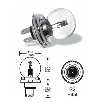 Lucas 24V 55/50W P45t