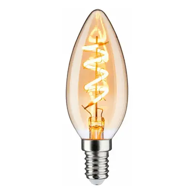 PAULMANN Vintage Edition LED svíčka E14 230V 4W 1800K stmívatelné zlatá