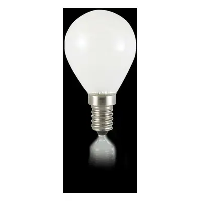 LED žárovka Ideal Lux Sfera Bianco 253411 E14 4W 4000K 380lm bílá