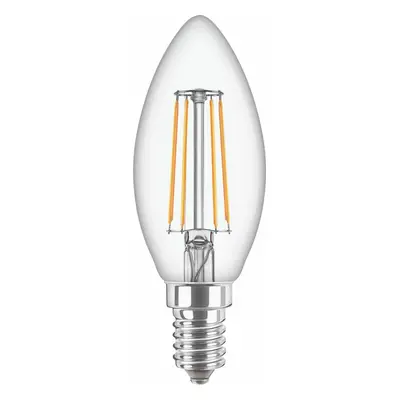 Philips CorePro LEDCandle ND 4.3-40W E14 827 B35 CLEAR GLASS