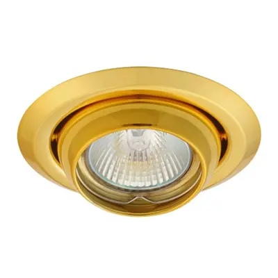 Greenlux s.r.o. Greenlux AXL 2117-G, průměr 100 mm - Podhledové bodové svítidlo zlatá 8592661002