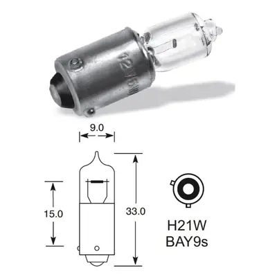 ELTA H21W 12V 21W BAY9s