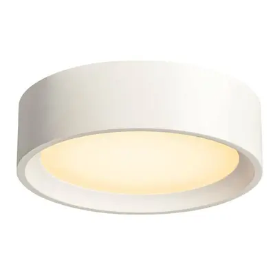 SLV BIG WHITE PLASTRA, stropní svítidlo, LED, bílé, sádra, 3000K 148005