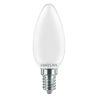 CENTURY LED FILAMENT SVÍČKA SATÉN 4W E14 4000K 470Lm 360d 35x97mm IP20 CEN INSM1-041440