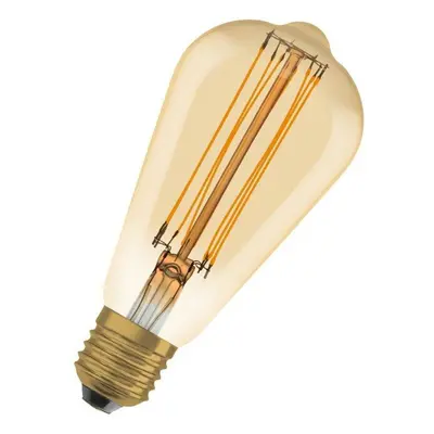 OSRAM LEDVANCE Vintage 1906 Edison 60 Filament DIM 8.8W 822 Gold E27 4099854091087