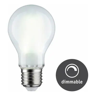 PAULMANN LED Filament žárovka bílá/mat 9W E27 denní bílá stmívatelné 288.16