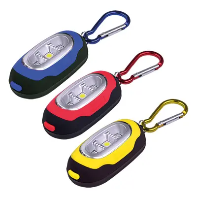 Solight LED svítilna s karabinou, 30lm, COB LED, 2x CR2032 součástí WL114-1