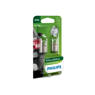 Philips R5W 12V 5W BA15s LongLife EcoVision 2ks blistr 12821LLECOB2