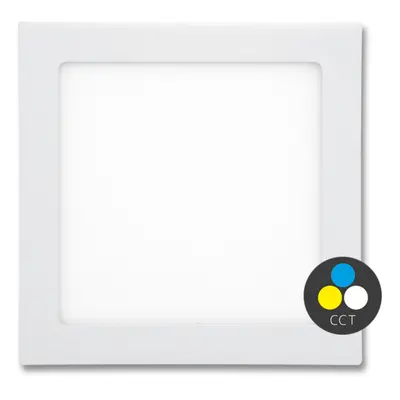 Ecolite SMD panel 22,5x22,5cm 18W CCT IP44 1550lm LED-WSQ-CCT/18W/BI