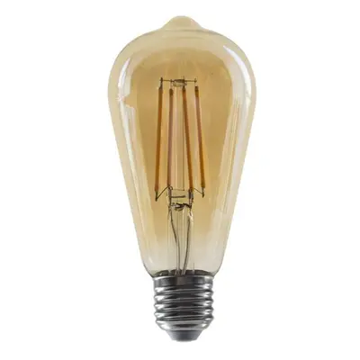 ACA Lighting LED FILAMENT E27 ST64 jantar 8W 2700K 230V 900lm RA80 CONDI8WWAM