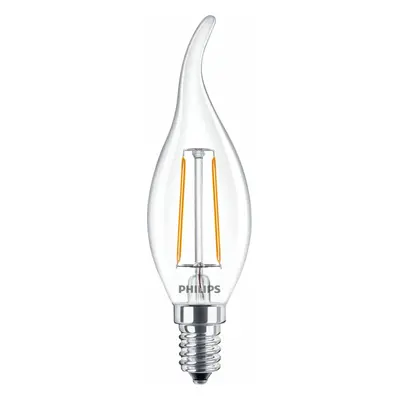 Philips CorePro LEDCandle ND 2-25W E14 BA35 827 CLEAR GLASS