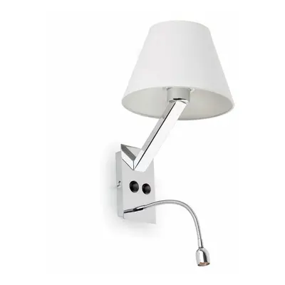 FARO MOMA nástěnná lampa, bílá