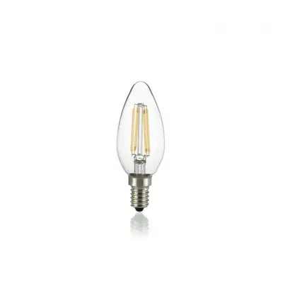 LED Žárovka Ideal Lux Classic E14 4W 153933 4000K oliva