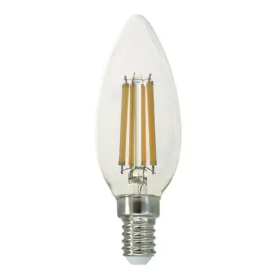 ACA Lighting LED FILAMENT E14 C35 7W 4000K 230V AC 880lm RA80 FLAM7NW