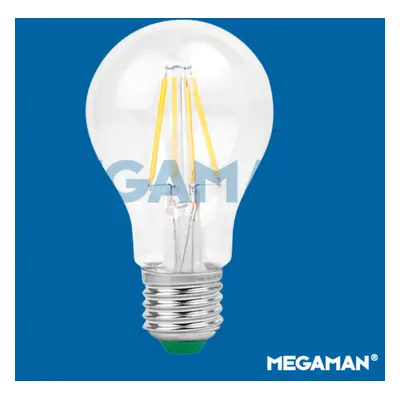 MEGAMAN LED filament bulb A60 4W/40W E27 2700K 470lm NonDim 15Y