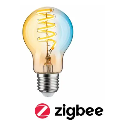 PAULMANN Filament 230V Smart Home Zigbee 3.0 LED žárovka E27 7,5W měnitelná bílá stmívatelné zla