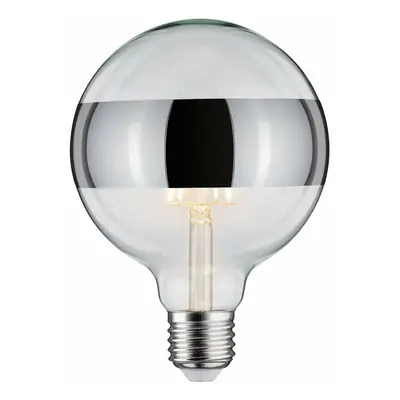 PAULMANN LED Globe 6,5 W E27 kruhové zrcadlo stříbrná teplá bílá stmívatelné 286.81