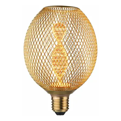 PAULMANN Kovic Glow Standard 230V LED Globe E27 Helix 3,5W 1800K mosaz 290.88