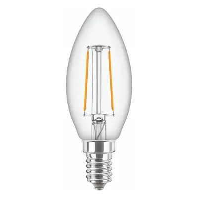 Philips CorePro LEDCandle ND 2-25W E14 B35 827 CLEAR GLASS