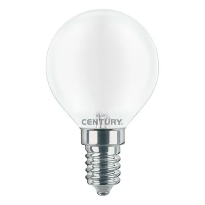 CENTURY LED FILAMENT MINI GLOBE SATEN 4W E14 4000K 470Lm 360d 45x80mm IP20 CEN INSH1G-041440