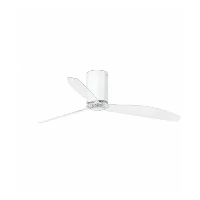 FARO MINI TUBE FAN, bílá/transparentní, stropní ventilátor s DC motorem