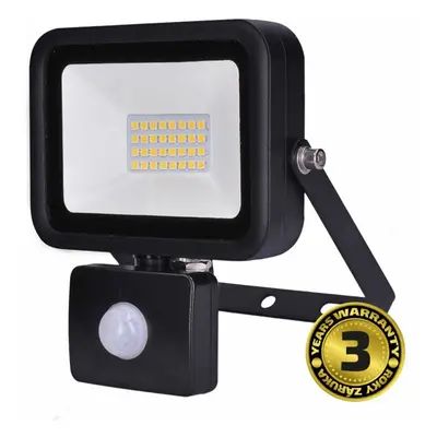 Solight LED reflektor PRO se senzorem, 30W, 2760lm, 5000K, IP44 WM-30WS-L