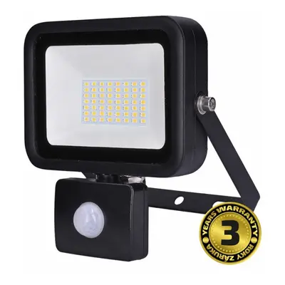 Solight LED reflektor PRO se senzorem, 50W, 4600lm, 5000K, IP44 WM-50WS-L