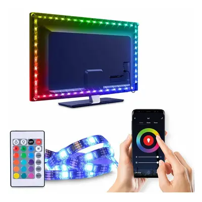 Solight LED WIFI smart RGB pásek pro TV, 4x50cm, USB WM58