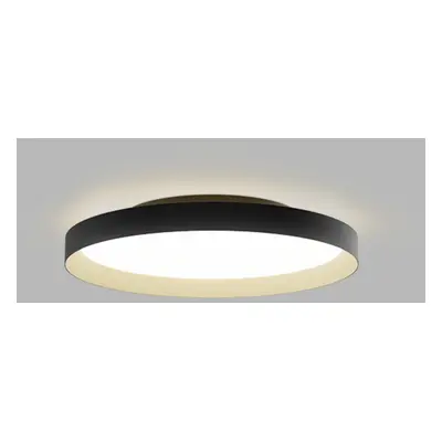 LED2 12748537 Stropní svítidlo MOON 40, BG 36W 2CCT 3000K/4000K černá/zlatá RING