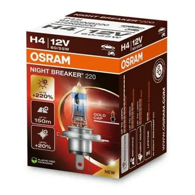 OSRAM H4 12V 60/55W P43t NIGHT BREAKER 220 +220% 1ks 64193NB220