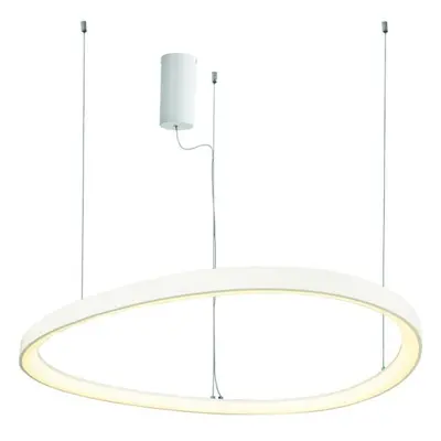 ACA Lighting závěsné svítidlo LED 74W 3000K 6500lm HARMONY bílá hliník IP20 D80XH120CM BR97LEDP8