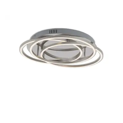 BRILONER LED stropní svítidlo, pr. 52,5 cm, 56 W, hliník-chrom BRI 3248-018