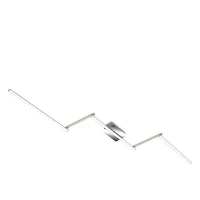 BRILONER LED stropní svítidlo, 227,2 cm, 24 W, hliník-chrom BRILO 3501-018